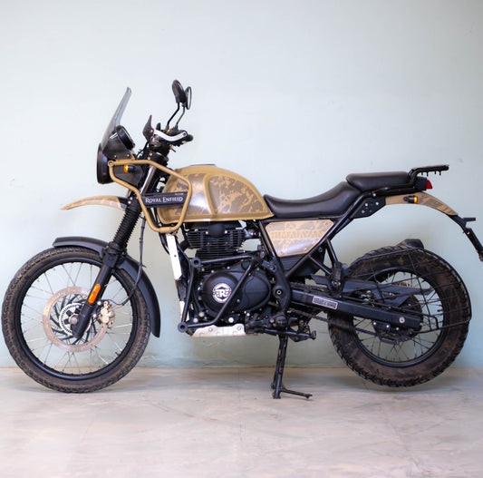 used himalayan in gurgaon side view