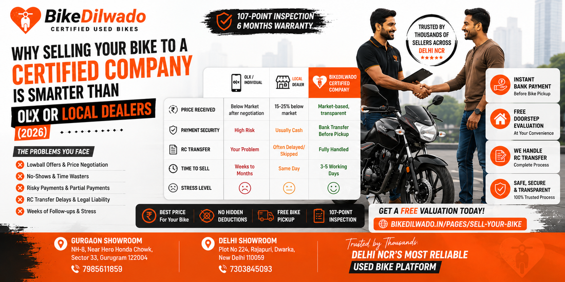Why Selling Your Bike to a Certified Company Is Smarter Than OLX or Local Dealers (2026)
