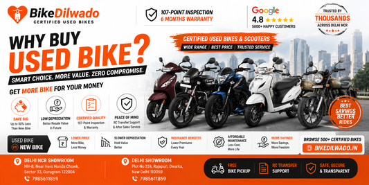 Why Buying a Used Two-Wheeler Is Actually the Smarter Move in 2026