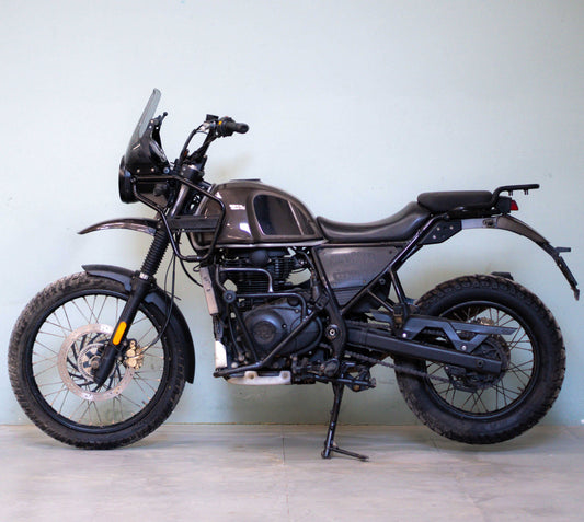 second hand Himalayan avaiable in gurgaon side view