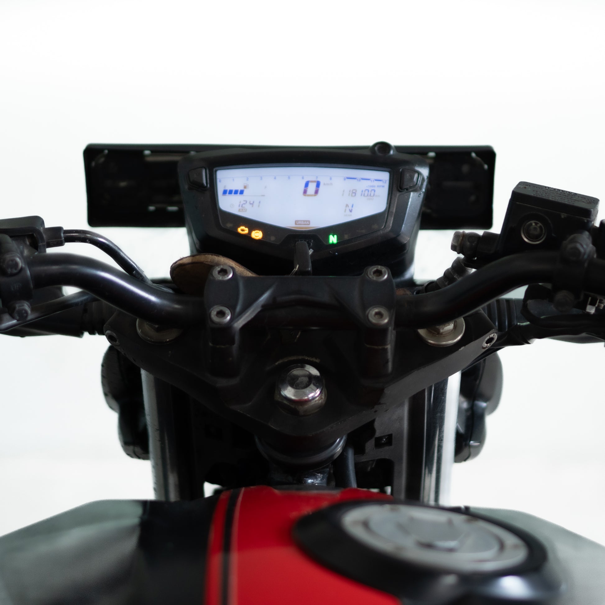 TVS Apache RTR 160 4V digital meter reading